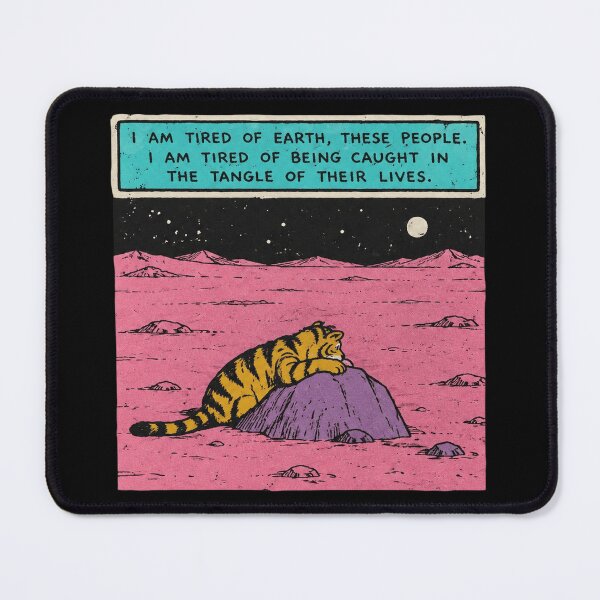 Item preview, Pink Garfil Art Night Sky Sleepy Cat Andrew Garfield designed and sold by Bandnarelle.