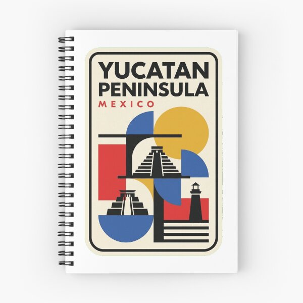 Item preview, Retro Yucatan Peninsula Bauhaus Geometric Skyline designed and sold by k3rstman1.