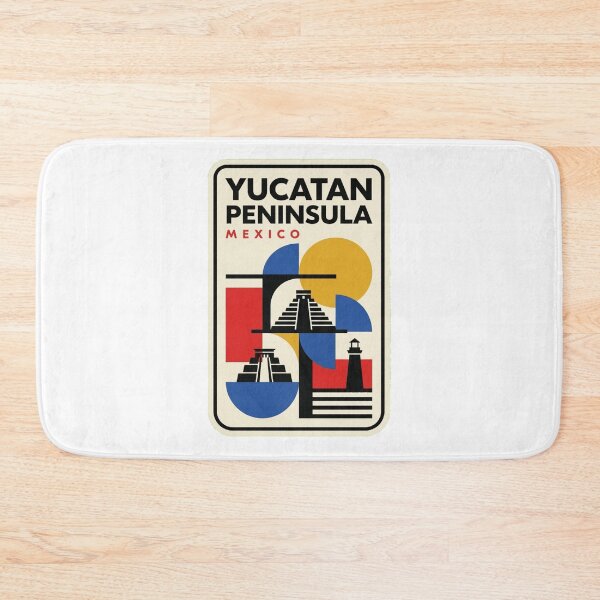 Item preview, Retro Yucatan Peninsula Bauhaus Geometric Skyline designed and sold by k3rstman1.