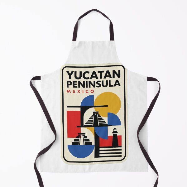 Item preview, Retro Yucatan Peninsula Bauhaus Geometric Skyline designed and sold by k3rstman1.