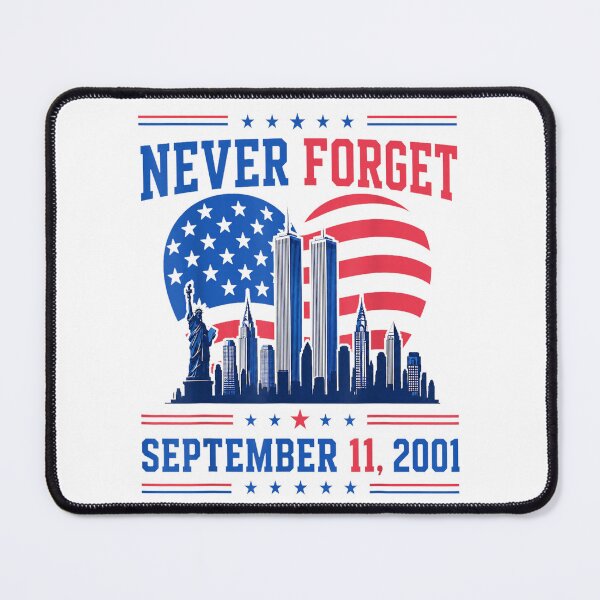 Item preview, Never Forget September 11 2001 Memorial Day America Flag designed and sold by LizzyKeiko.