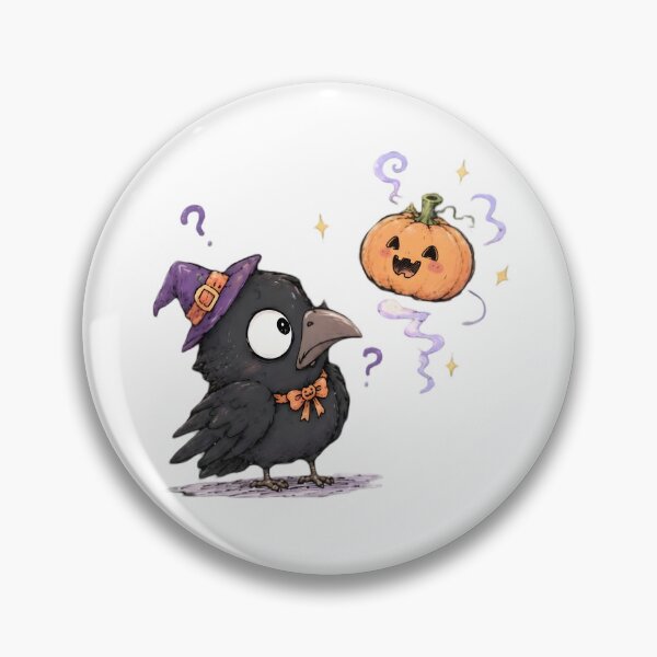 Item preview, Cute-Halloween Raven designed and sold by MOONVEIL ATELIER.