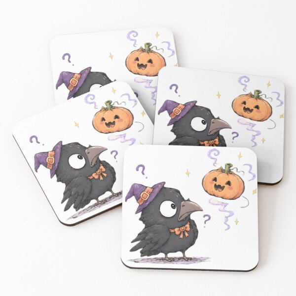 Item preview, Cute-Halloween Raven designed and sold by MOONVEIL ATELIER.