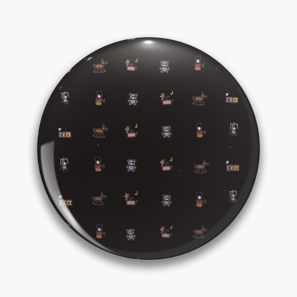 Item preview, Haunted Attic Toys Vector Micro Icon Pattern Cursed Playroom designed and sold by KungPowUnicorn.