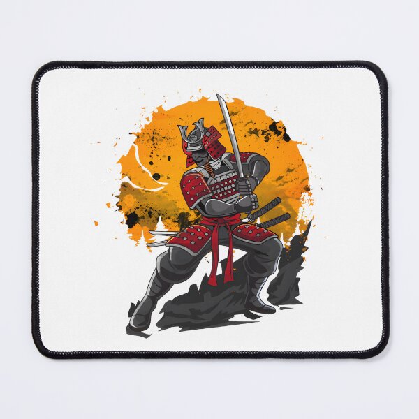 Item preview, Vintage Japanese Samurai Fighter with Sword Anime Style Art Illustration designed and sold by gyianas.