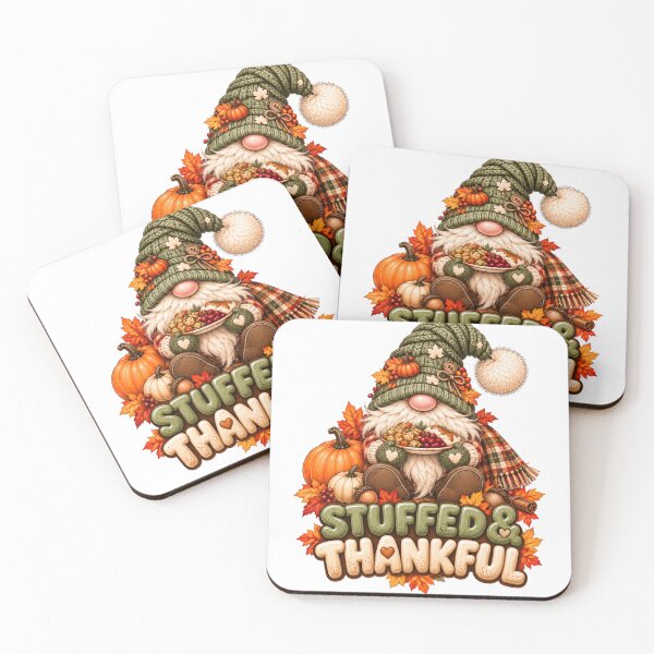 Item preview, Stuffed & Thankful Thanksgiving Gnome – Cute Fall Gnome designed and sold by Gapanaart.