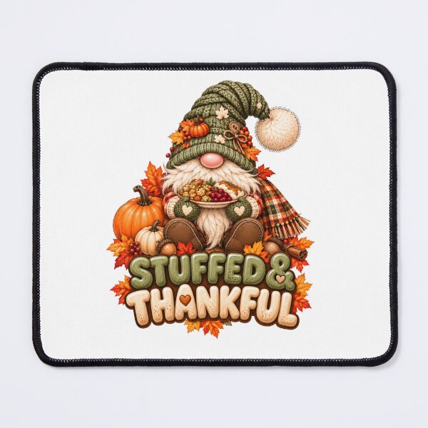 Item preview, Stuffed & Thankful Thanksgiving Gnome – Cute Fall Gnome designed and sold by Gapanaart.