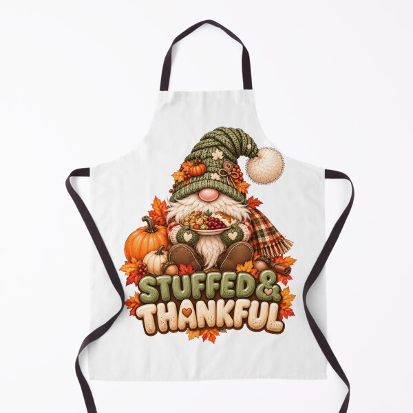 Item preview, Stuffed & Thankful Thanksgiving Gnome – Cute Fall Gnome designed and sold by Gapanaart.