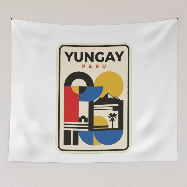 Item preview, Retro Yungay Bauhaus Geometric Skyline designed and sold by k3rstman1.