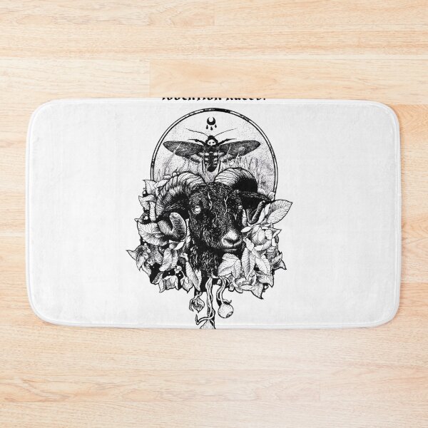 Item preview, Gothic Ram Moth Skull Rose Occult Adornment designed and sold by KEIDIMATURCHIE.