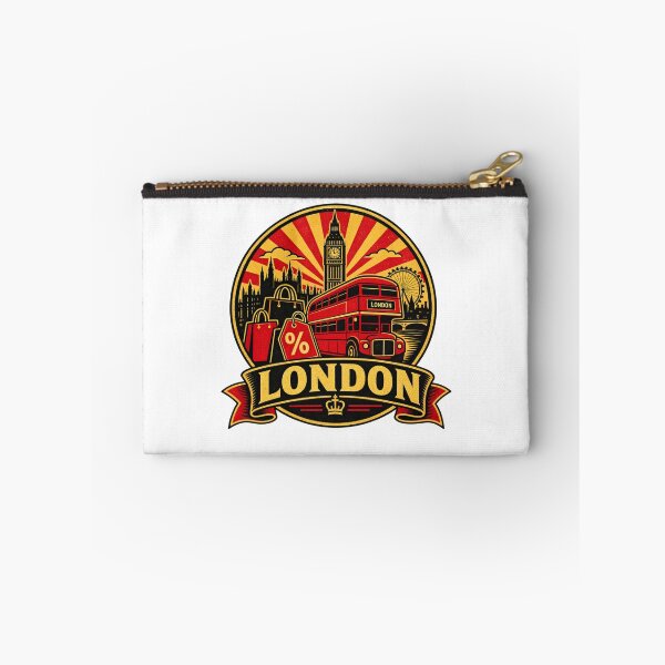 Item preview, London Black Friday Shirt – Retro Double Decker Bus Shopping Badge designed and sold by Globalcitytees.