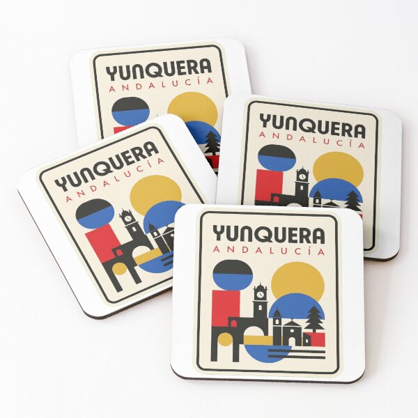 Item preview, Retro Yunquera Bauhaus Geometric Skyline designed and sold by k3rstman1.