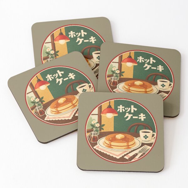 Item preview, Retro Kissaten Hotcakes – Japanese Vintage Café designed and sold by mellow-koko.