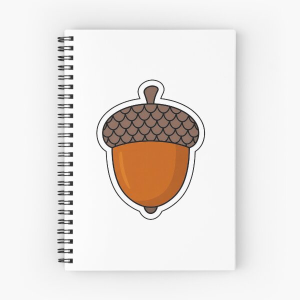 Item preview, Ripe Autumn Acorn - Minimalist Fall Forest Sticker designed and sold by SimpleP.
