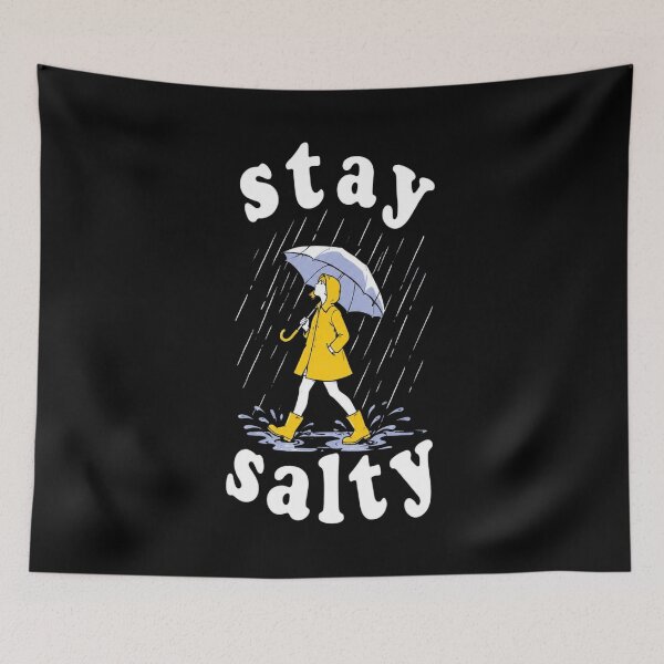 Item preview, Stay Salty Salt Girl Retro Rain Boots designed and sold by BeckhamI-ngram.