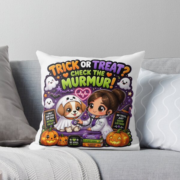 Item preview, Trick or Treat? Check the Murmur! – Funny Veterinary Cardiology Halloween designed and sold by Bettybee00.
