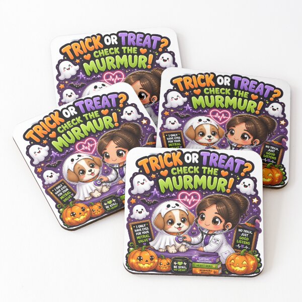 Item preview, Trick or Treat? Check the Murmur! – Funny Veterinary Cardiology Halloween designed and sold by Bettybee00.