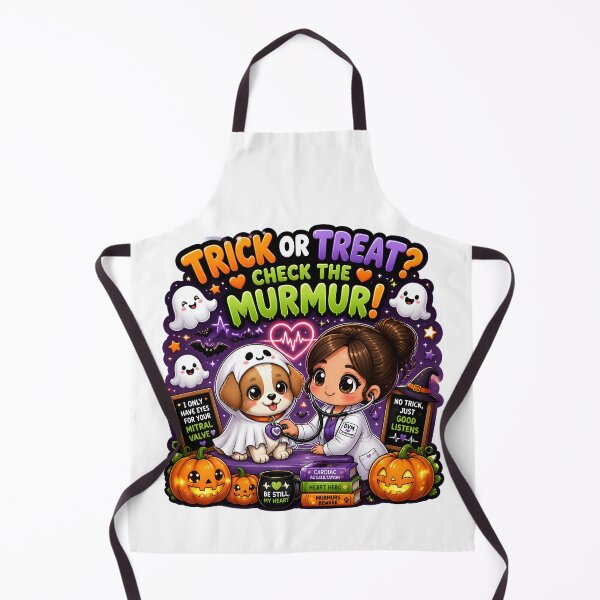 Item preview, Trick or Treat? Check the Murmur! – Funny Veterinary Cardiology Halloween designed and sold by Bettybee00.