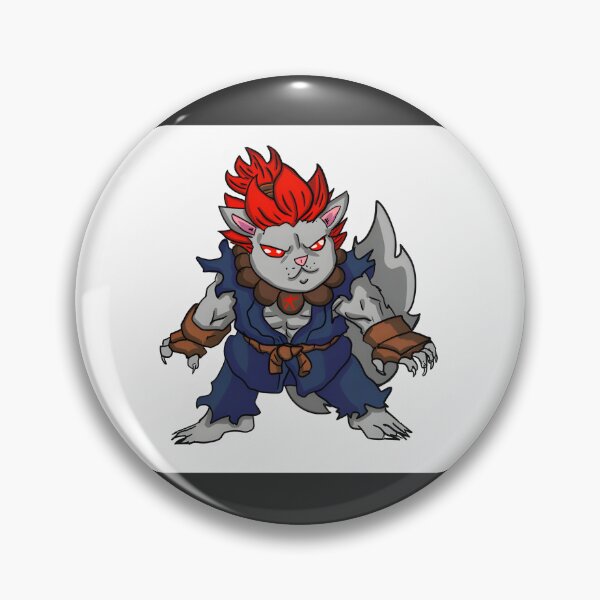 Item preview, Cute Kitten Fighter Illustration Inspired by Akuma Character Style designed and sold by gyianas.