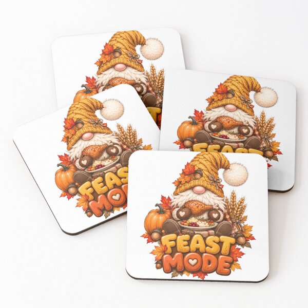 Item preview, Feast Mode Thanksgiving Gnome – Funny Fall Gnome designed and sold by Gapanaart.