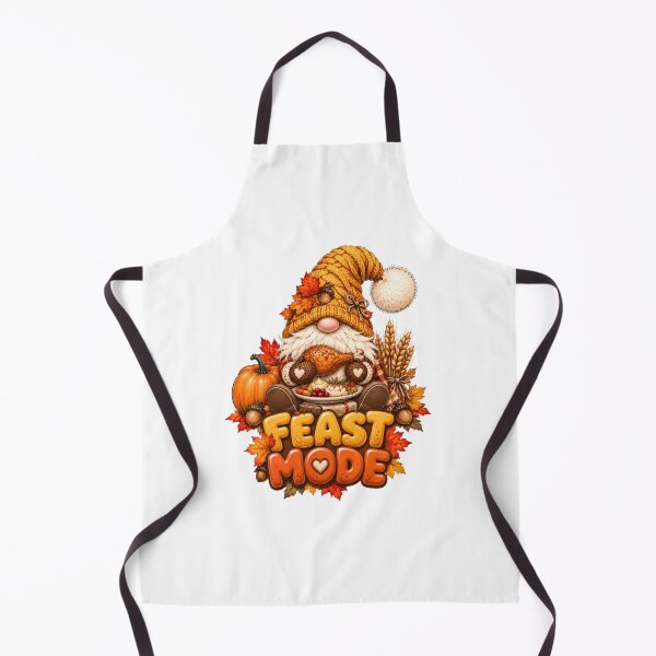 Item preview, Feast Mode Thanksgiving Gnome – Funny Fall Gnome designed and sold by Gapanaart.
