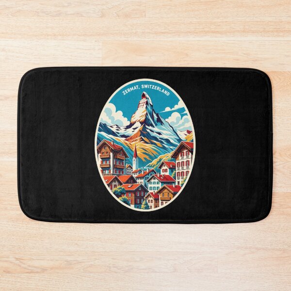 Item preview, The Matterhorn In Zermatt Vintage Switzerland designed and sold by BeckhamI-ngram.