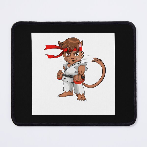 Item preview, Cute Kitten Fighter Rio Artwork - Playful Cat in Action Design designed and sold by gyianas.