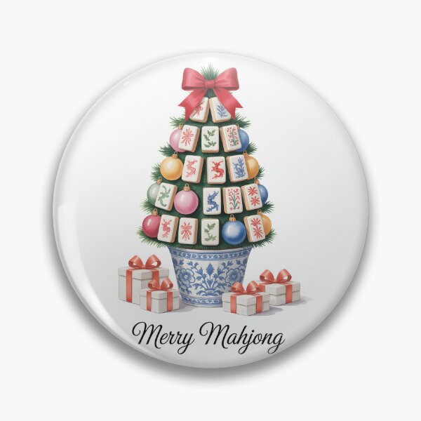 Item preview, Merry Mahjong — Holiday Tile Tree   designed and sold by jkrphoto.