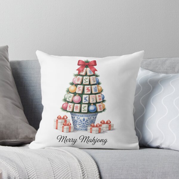 Item preview, Merry Mahjong — Holiday Tile Tree   designed and sold by jkrphoto.