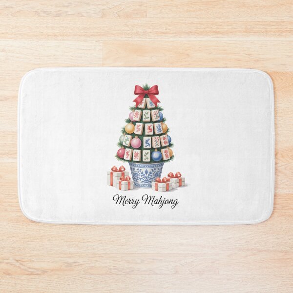 Item preview, Merry Mahjong — Holiday Tile Tree   designed and sold by jkrphoto.