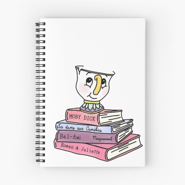 Item preview, Chip Teacup on a Stack of Books designed and sold by 4U---Store.