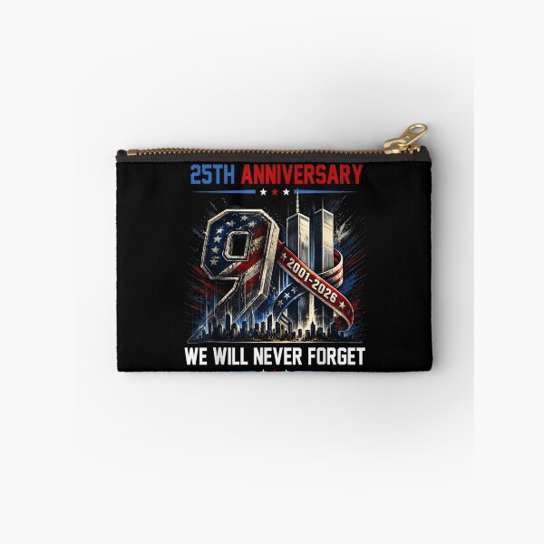 Item preview, Never Forget 25th Anniversary September 11 2001 Memorial Day designed and sold by LizzyKeiko.