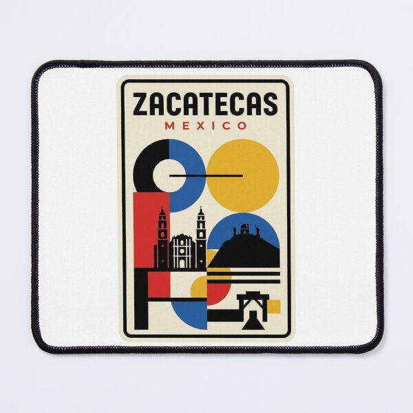 Item preview, Retro Zacatecas Bauhaus Geometric Skyline designed and sold by k3rstman1.