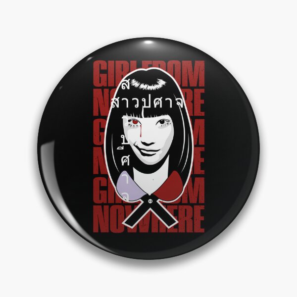 Item preview, Girl Face Red Eye Thai Lettering designed and sold by TillyaJordan.