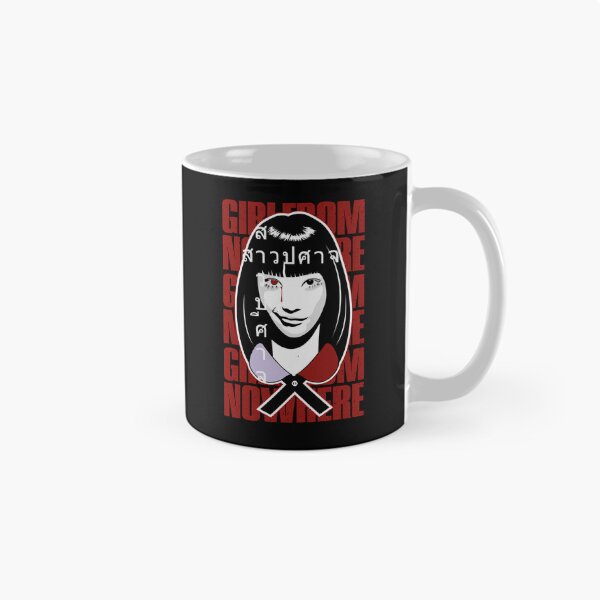 Item preview, Girl Face Red Eye Thai Lettering designed and sold by TillyaJordan.