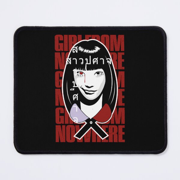 Item preview, Girl Face Red Eye Thai Lettering designed and sold by TillyaJordan.