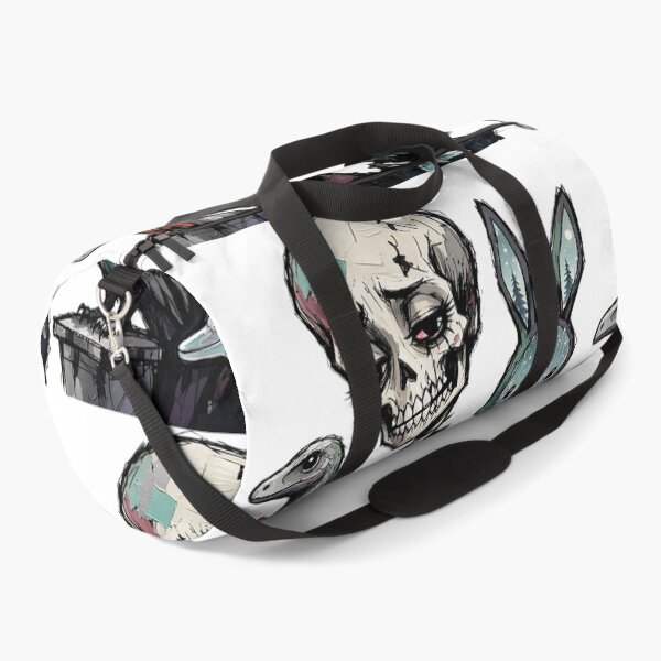 Item preview, Sad Skeleton Raptor Bowtie Crystal Dolphin Winter Bunny Art designed and sold by LujziWorld.