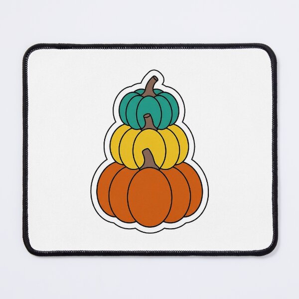 Item preview, Plump Pumpkin Stack - Autumn Harvest Decor Sticker designed and sold by SimpleP.