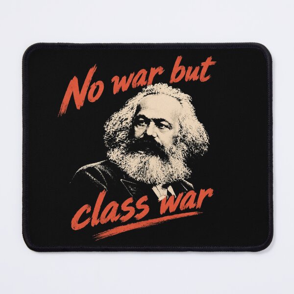 Item preview, No War But Class War Marx Retro Political Protest designed and sold by Bandnarelle.