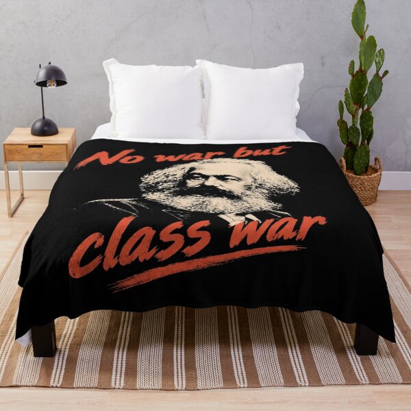 Item preview, No War But Class War Marx Retro Political Protest designed and sold by Bandnarelle.