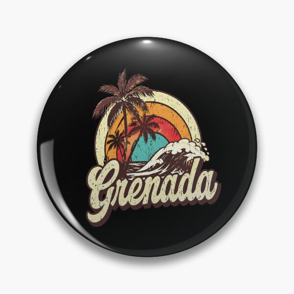 Item preview, Grenada Honeymoon Gifts Retro Tropical Palm Trees designed and sold by BarnettemarArts.