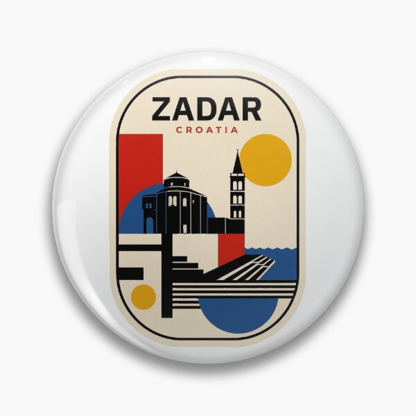 Item preview, Retro Zadar Bauhaus Geometric Skyline designed and sold by k3rstman1.