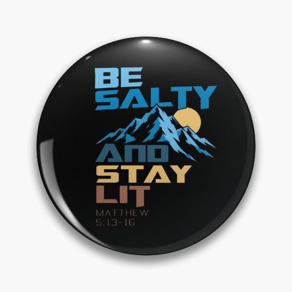 Item preview, Be Salty And Stay Lit Retro Bible Quote Matthew 5 designed and sold by BeckhamI-ngram.
