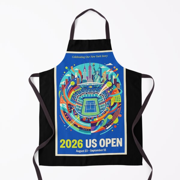 Aperçu de l'œuvre Affiche minilamiste de l'US Open 2026 créée et vendue par vdzooart.