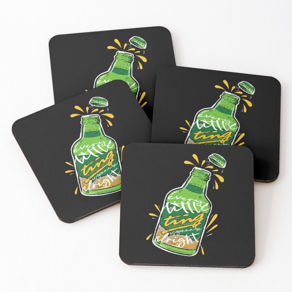 Item preview, Every Little Thing Is Gonna Be Alright Retro Green Bottle designed and sold by BarnettemarArts.