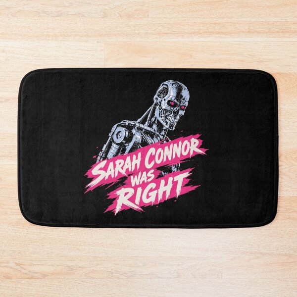 Item preview, Sarah Connor Was Right Retro Class War Anti Ai designed and sold by Bandnarelle.