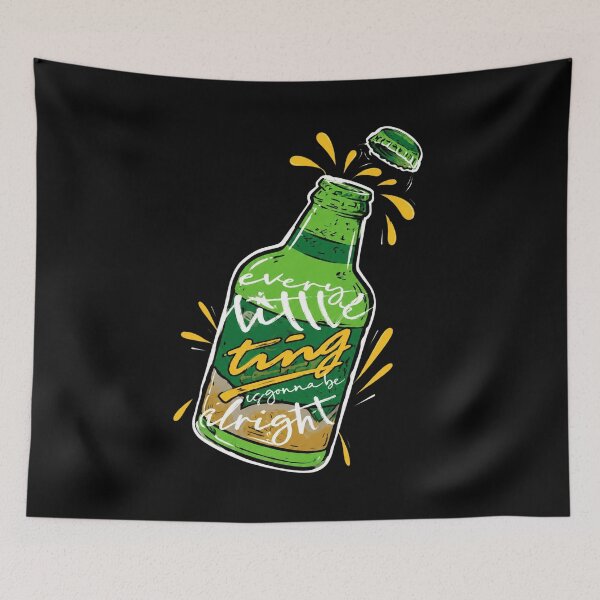 Item preview, Every Little Thing Is Gonna Be Alright Retro Green Bottle designed and sold by BarnettemarArts.