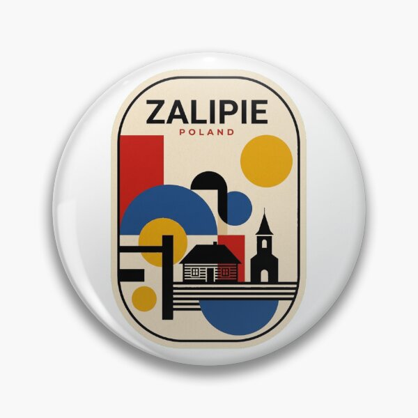 Item preview, Retro Zalipie Bauhaus Geometric Skyline designed and sold by k3rstman1.