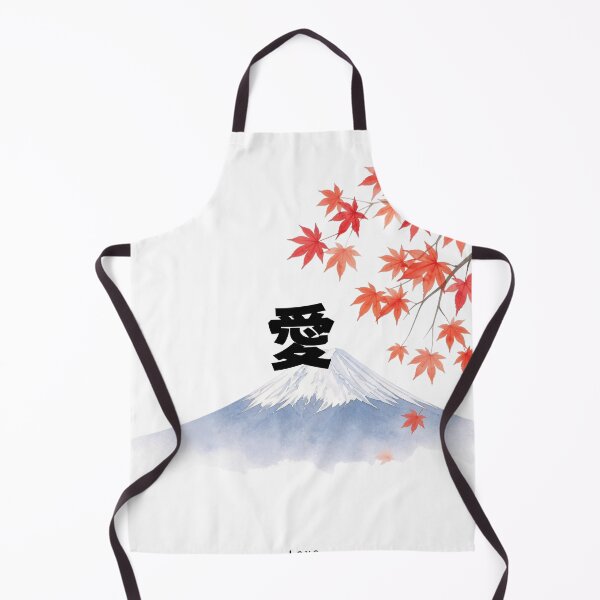 Item preview, Ai - Love | Mount Fuji & Autumn Leaves | Japanese Design designed and sold by JapanMemoir.