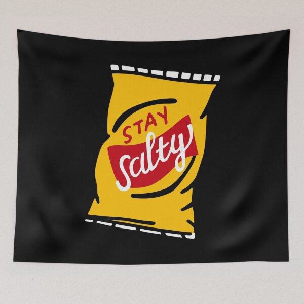 Item preview, Stay Salty Potato Chips Retro Snack Bag designed and sold by BeckhamI-ngram.